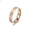 Heißer verkaufender einzigartiger Verlobungsring, matte einzigartige Rose Gold Verlobungsringe Schmuck